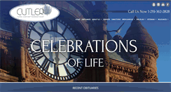 Desktop Screenshot of cutlerfuneral.com