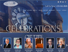 Tablet Screenshot of cutlerfuneral.com